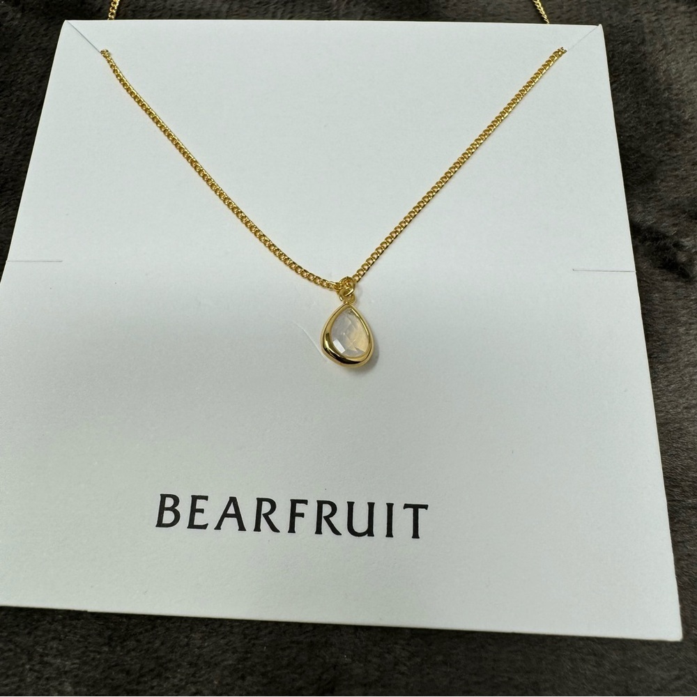 Bearfruit Teardrop | Gold | Pendant
